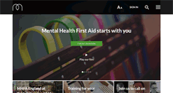 Desktop Screenshot of mhfaengland.org